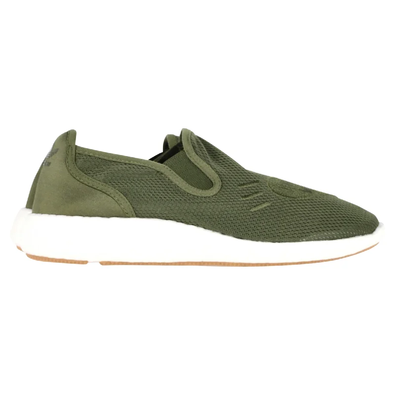 Adidas Originals x Human Made Pure Slip-on in Green Mesh