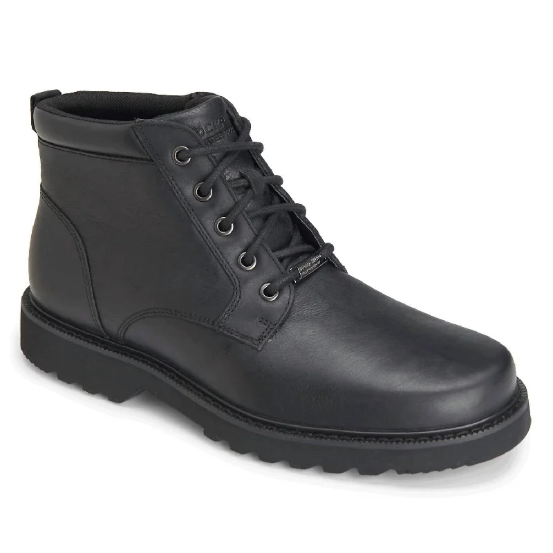 Men's Northfield Plain Toe Boots In Black