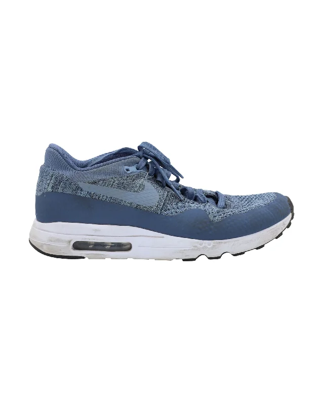 Nike Air max 1 Ultra 2.0 Flyknit Sneakers in Ocean Fog Blue Rubber