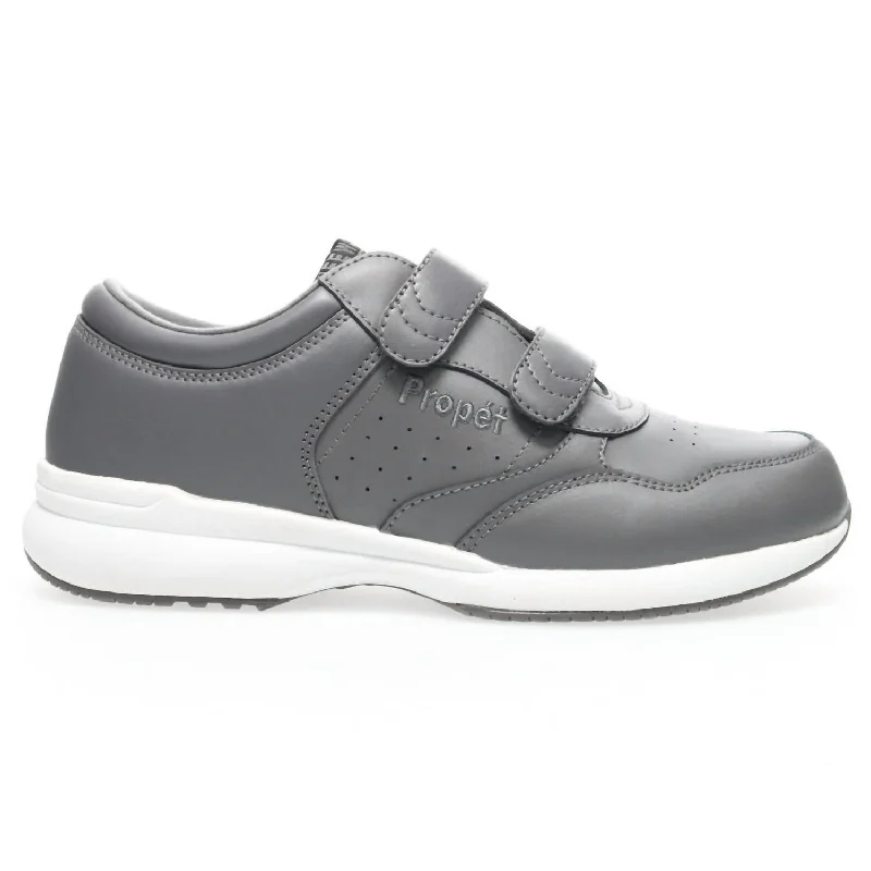 Mens Life Walker Sneaker - D/medium Width In Dark Grey