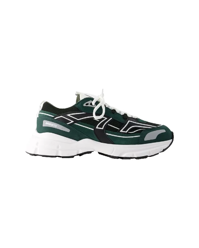 Marathon R Trail Sneakers - Axel Arigato - Leather - Green/Black