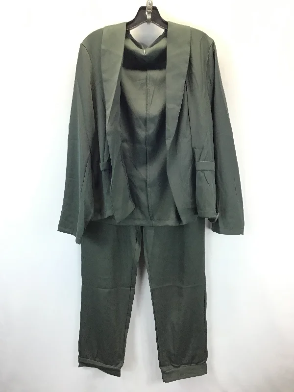Suit 2pc By Clothes Mentor In Green, Size: Xl