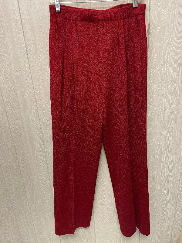Pants Luxury Designer By St John Collection In Red, Size: 8