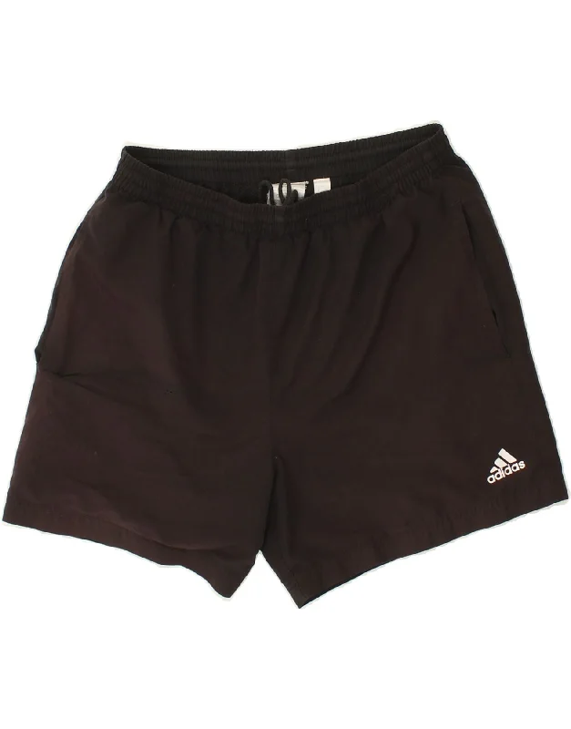 ADIDAS Mens Sport Shorts Medium Black Polyester