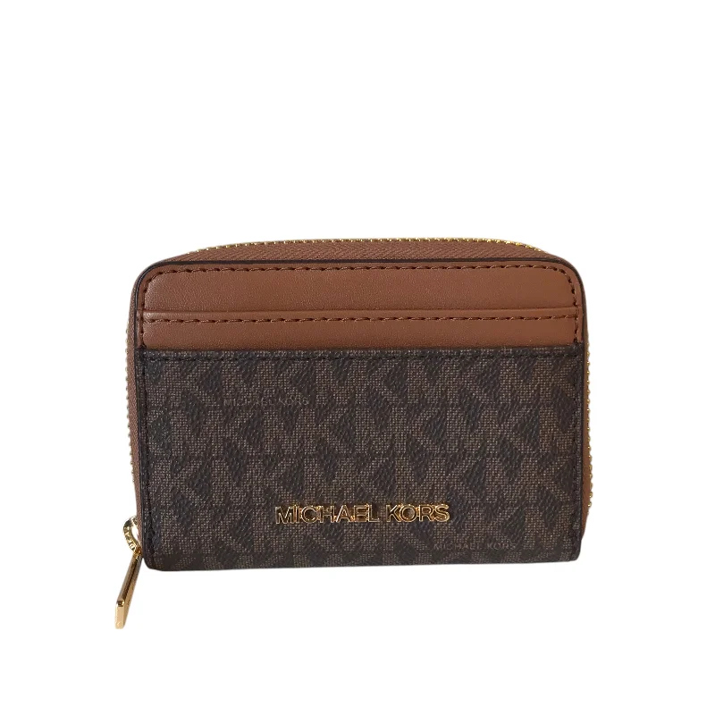 Wallet Designer By Michael Kors In Brown, Size:Small