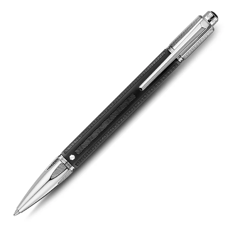 Caran d'Ache Varius RUBRACER Silver-Plated Rhodium-Coated Ballpoint Pen