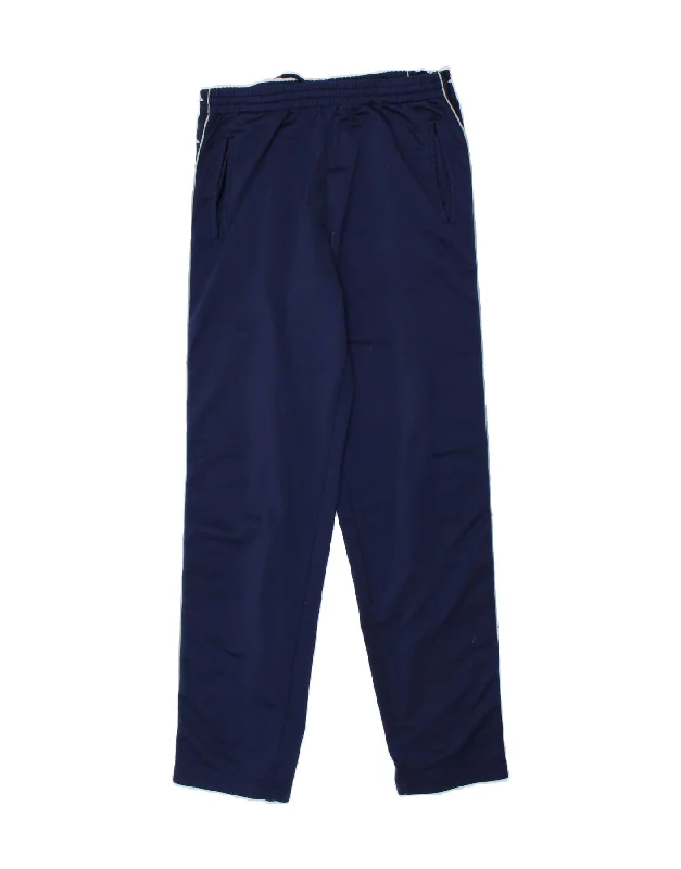KAPPA Mens Graphic Tracksuit Trousers Large Navy Blue Polyester