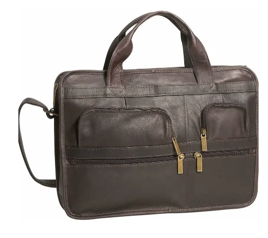 David King & Co. 171 Leather Multi Pocket Organizer Briefcase with Single Gusset- $160 David King & Co. 171 Leather Multi Pocket Organizer Briefcase with Single Gusset- $160