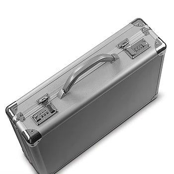Solo Fifth Avenue Attache Hardsided Briefcase (Silver)