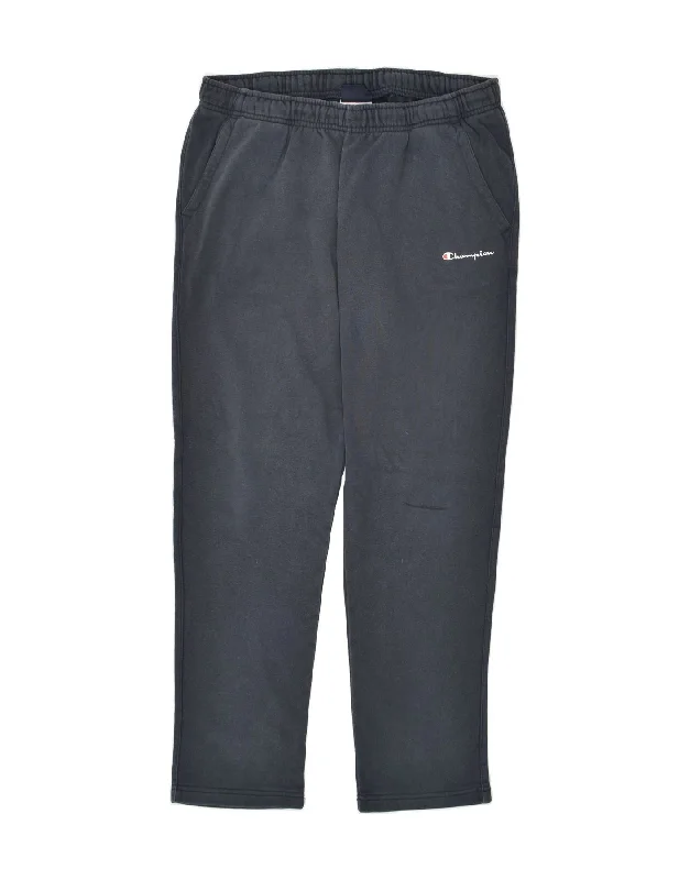 CHAMPION Mens Tracksuit Trousers XL Navy Blue Cotton