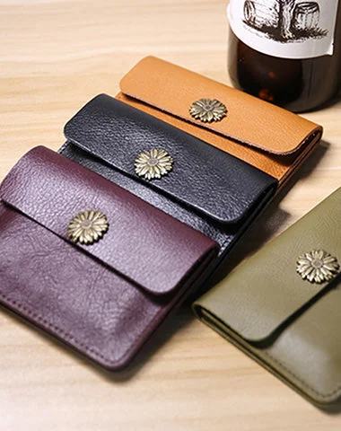 Cute Women Leather Mini Card Wallet Sunflower Coin Wallets Slim Change Wallets For Women Cute Women Leather Mini Card Wallet Sunflower Coin Wallets Slim Change Wallets For Women