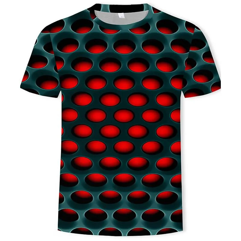 Men's Optical Illusion Plus Size Shirt