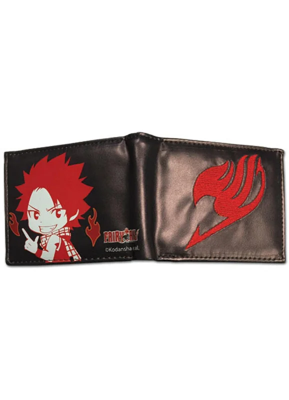 Fairy Tail - SD Natsu Dragneel And Logo Bi-Fold Wallet