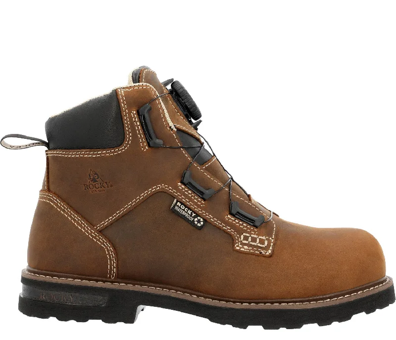 Rocky Men's Grindstone XTR BOA® 6" Waterproof Comp Toe Work Boot