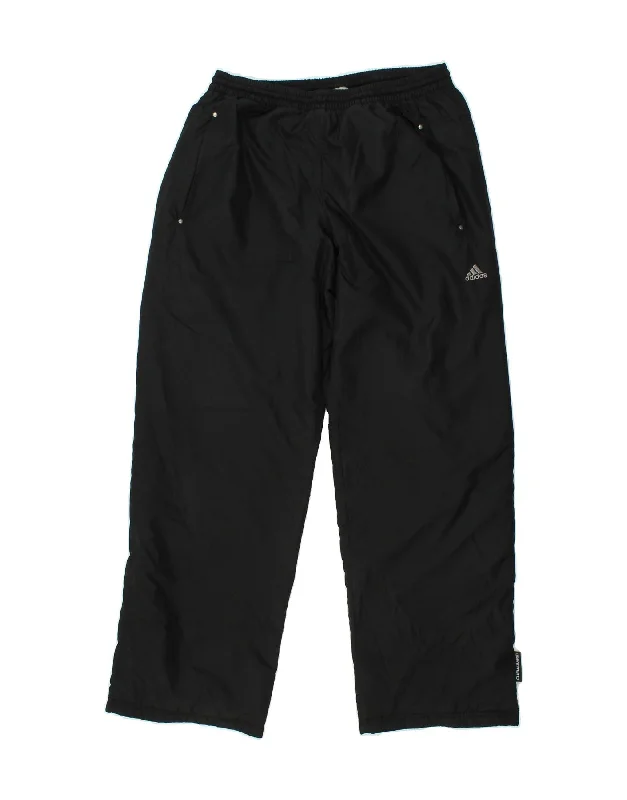 ADIDAS Mens Climawarm Tracksuit Trousers Medium Black Polyester