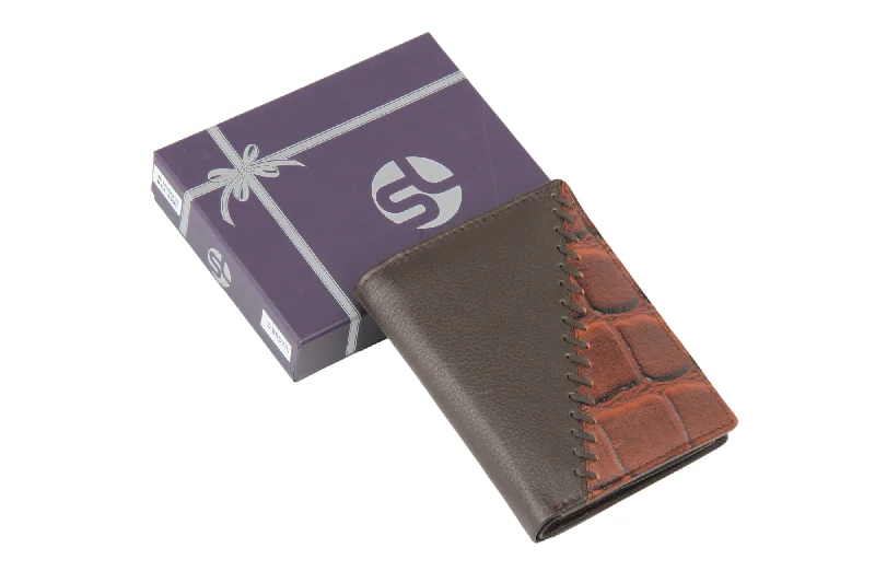 Mens Leather Wallet 92940 (BROWN)