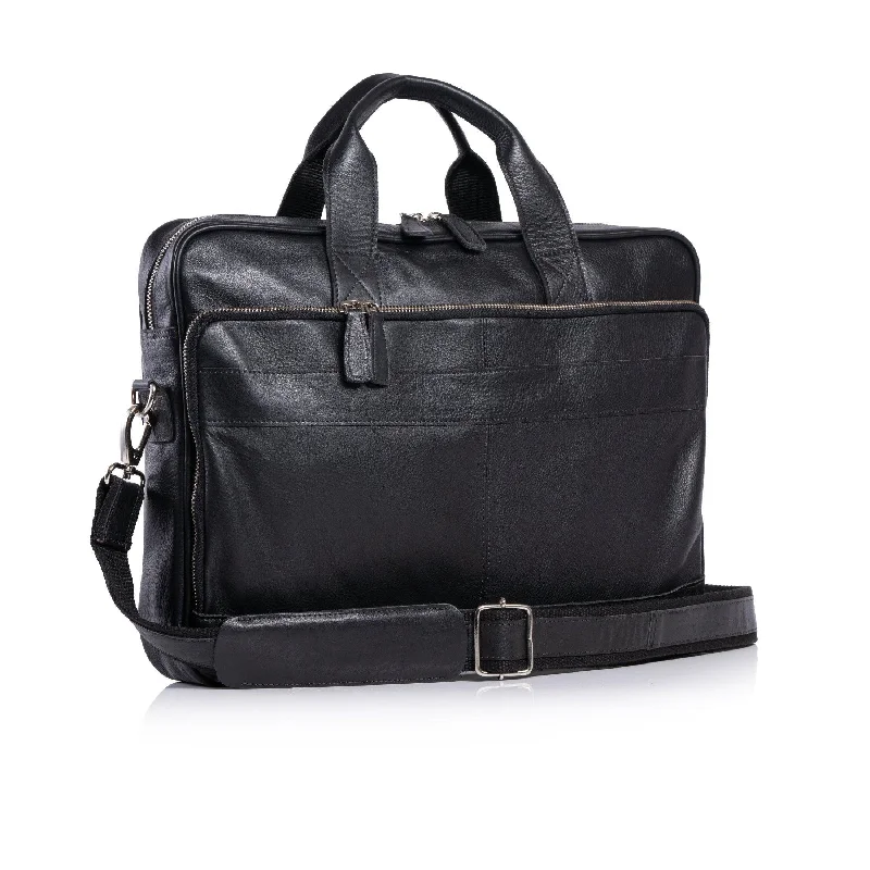 16-Inch Leather Briefcase – Laptop Messenger Bag for Men & Women | Office, School, & College Satchel Bag 16-Inch Leather Briefcase – Laptop Messenger Bag for Men & Women | Office, School, & College Satchel Bag