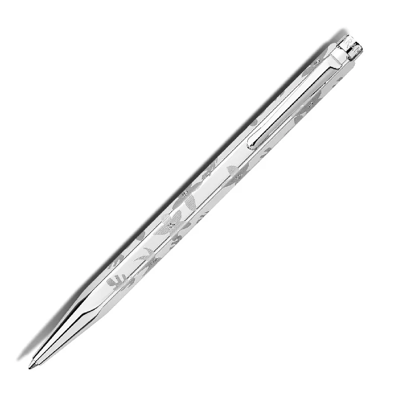 Caran d'Ache Ecridor Flowers Palladium Coated Ballpoint Pen