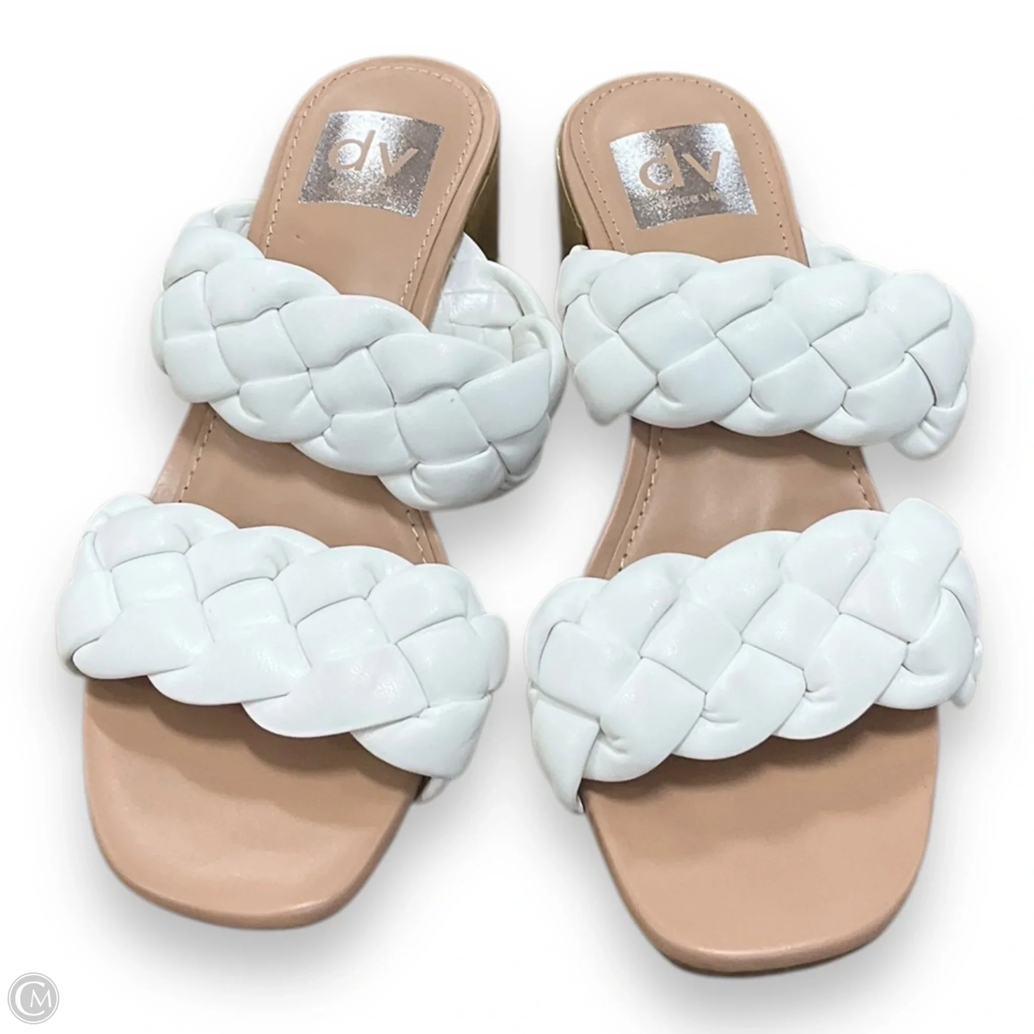 Sandals Heels Block By Dolce Vita In White, Size: 6