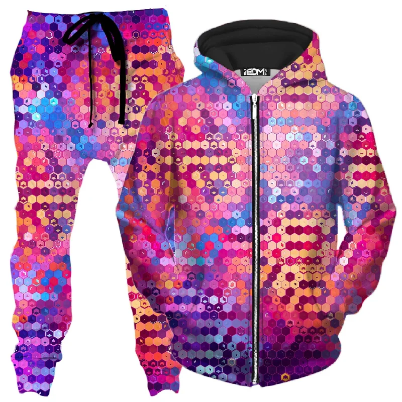 MDNA Zip-Up Hoodie and Joggers Combo