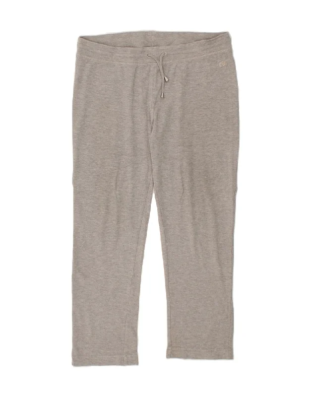 ELLESSE Womens Tracksuit Trousers UK 20 2XL Grey