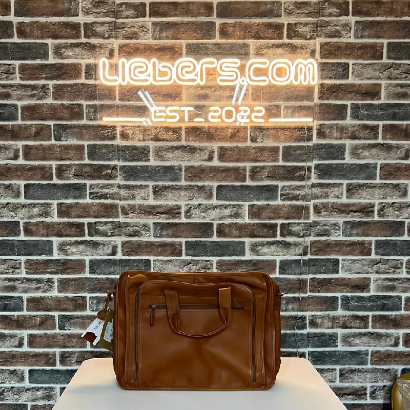 Dorado Leather Expandable Zippered briefcase