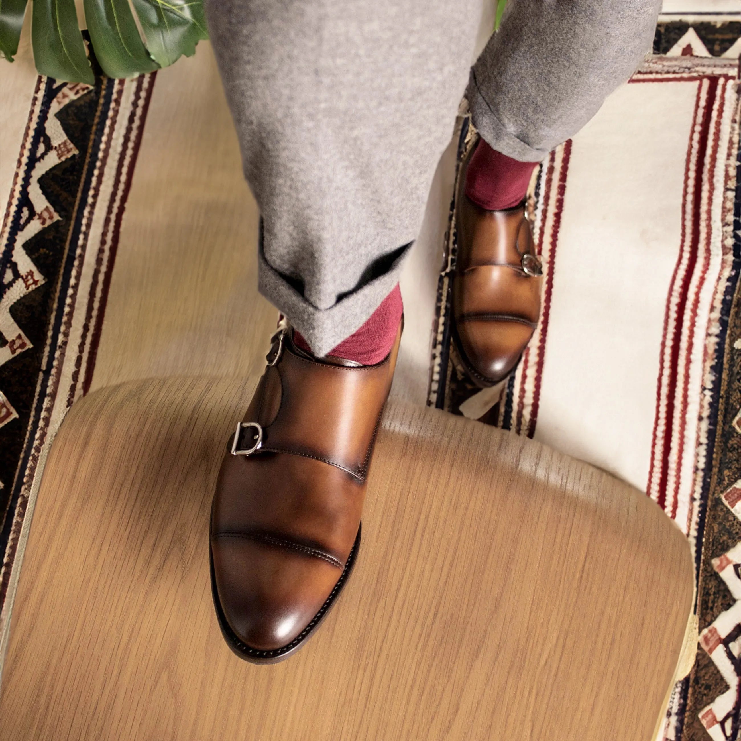 5930 Double Monk Shoes