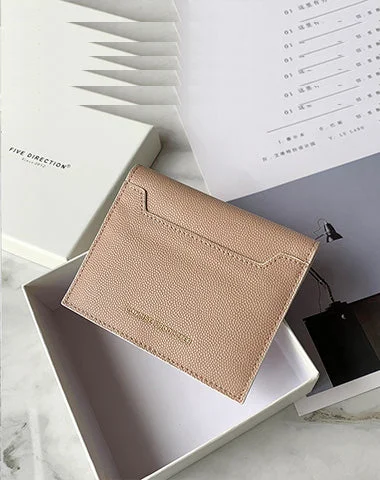 Cute Women Light Khaki Leather Card Holders Slim Card Wallet Card Holder Wallet For Women Cute Women Light Khaki Leather Card Holders Slim Card Wallet Card Holder Wallet For Women