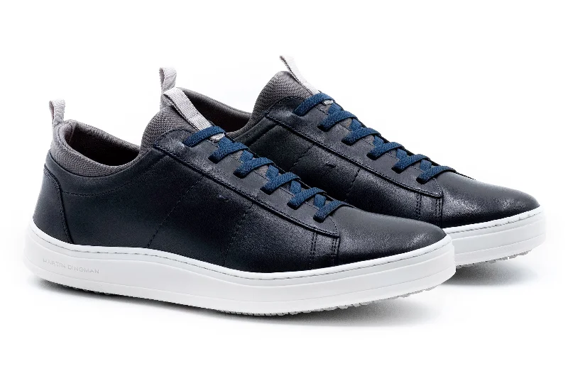 Cameron Sheep Skin Sneakers - Navy