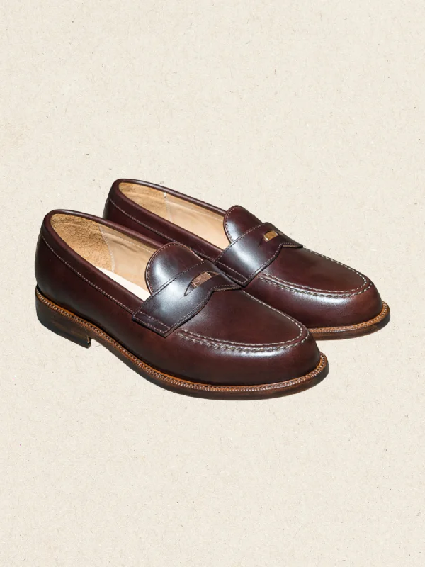 Penny Loafers | Brown & Black Leather Loafers for Men, Goodyear Welt, Handcrafted