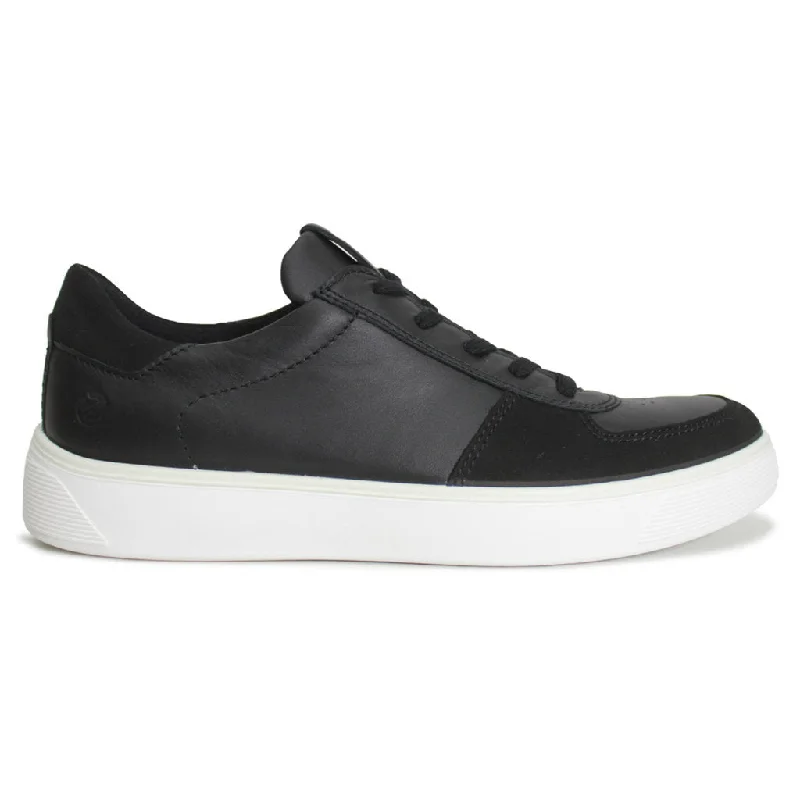 Ecco Street Tray Nubuck Leather Men's Low Profile Shoes