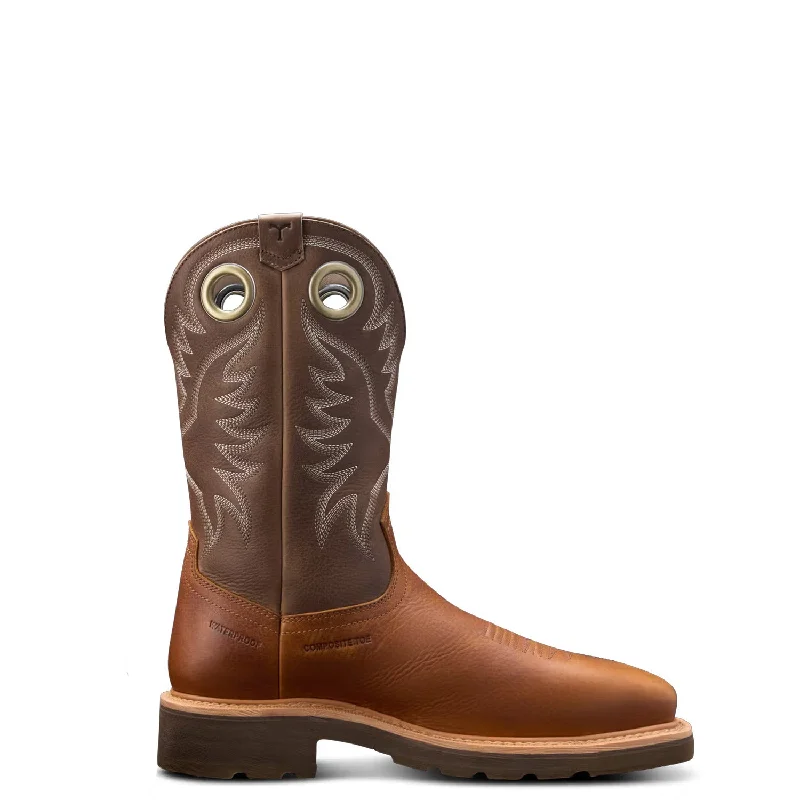 Tecovas Men's LongHaul Waterproof 11" Square Comp Toe Work Boot