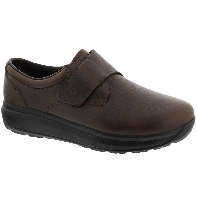Joya Edward Full Grain Leather Men's Wide Slip-On Shoes
