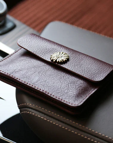 Cute Women Wine Leather Mini Card Wallet Sunflower Coin Wallets Slim Change Wallets For Women Cute Women Wine Leather Mini Card Wallet Sunflower Coin Wallets Slim Change Wallets For Women