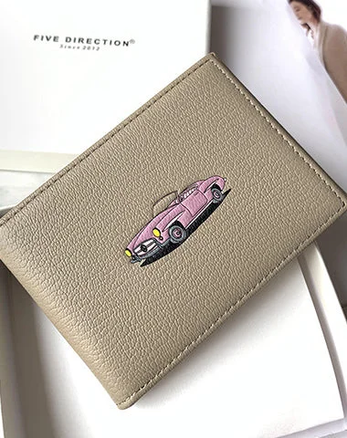 Cute Women Khaki SheepSkin Slim Card Holders Small Card Wallet Card Holder License Holder For Women Cute Women Khaki SheepSkin Slim Card Holders Small Card Wallet Card Holder License Holder For Women