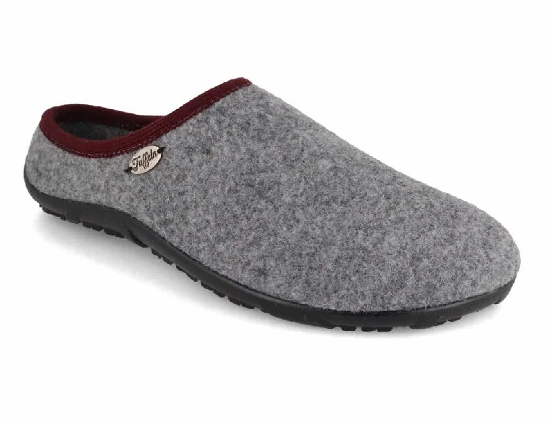 Tuffeln «Barefoot» Zero-Drop Slippers made in Germany, light grey