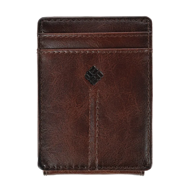 Men's RFID Protected Front Pocket Wallet with Magnetic Money Clip