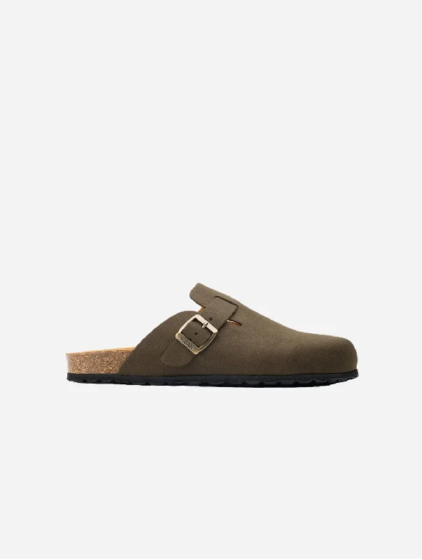 Taro Comfort Men's Vegan Footbed Sandals | Brown