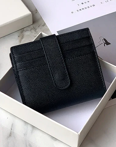 Women Black Vegan Leather Small Wallet BILLFOLD Minimalist Card Holder Card Wallets Slim Card Holders For Women Women Black Vegan Leather Small Wallet BILLFOLD Minimalist Card Holder Card Wallets Slim Card Holders For Women