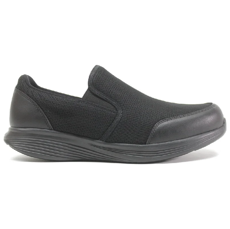 MBT Modena De Acacia Slip On Textile Leather Men's Loafer Shoes