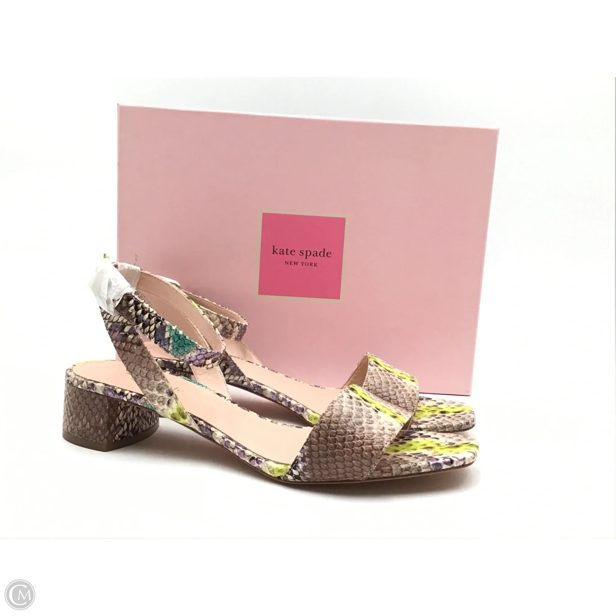 Sandals Designer By Kate Spade In Snakeskin Print, Size: 10