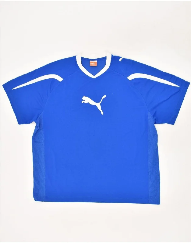 PUMA Mens Jersey Top 2XL Blue