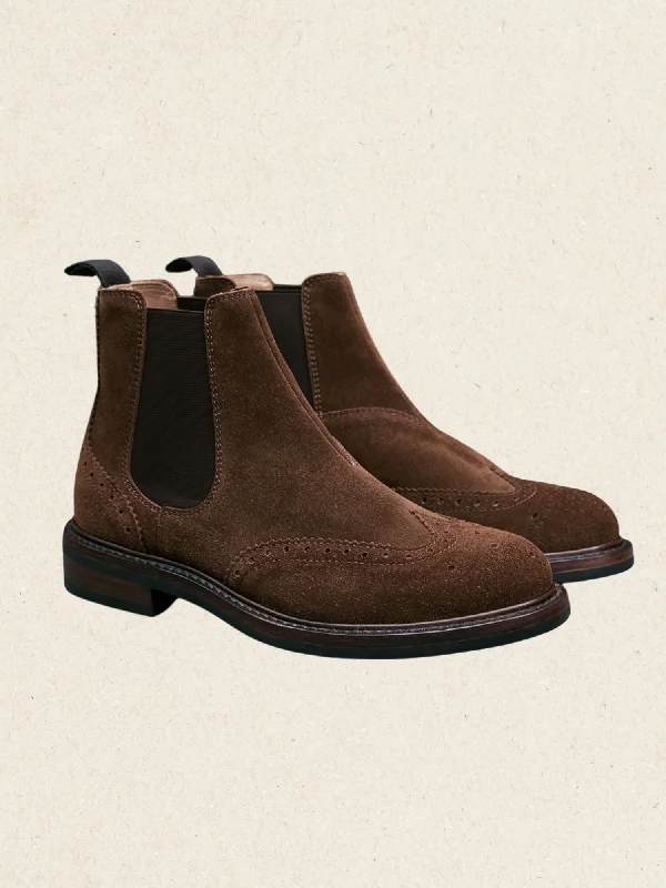 Orion Chelsea Boots | C.F. Stead Repello Suede, Goodyear Welt
