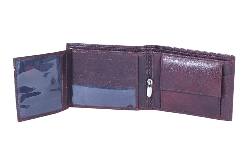 MENS LEATHER WALLET 35413 (BROWN)