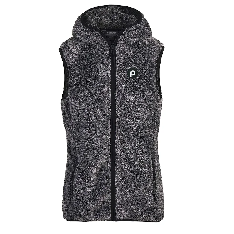 Ladies Hooded Arcadia Sherpa Vest
