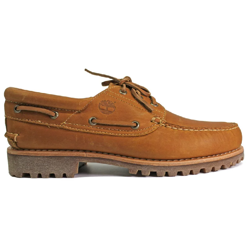 Timberland Authentics 3 Eye Classic Lug Leather Men's Boat Shoes