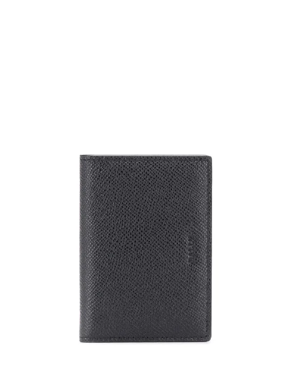 Bally Bards Men's 6218336 Black Leather Cardholder