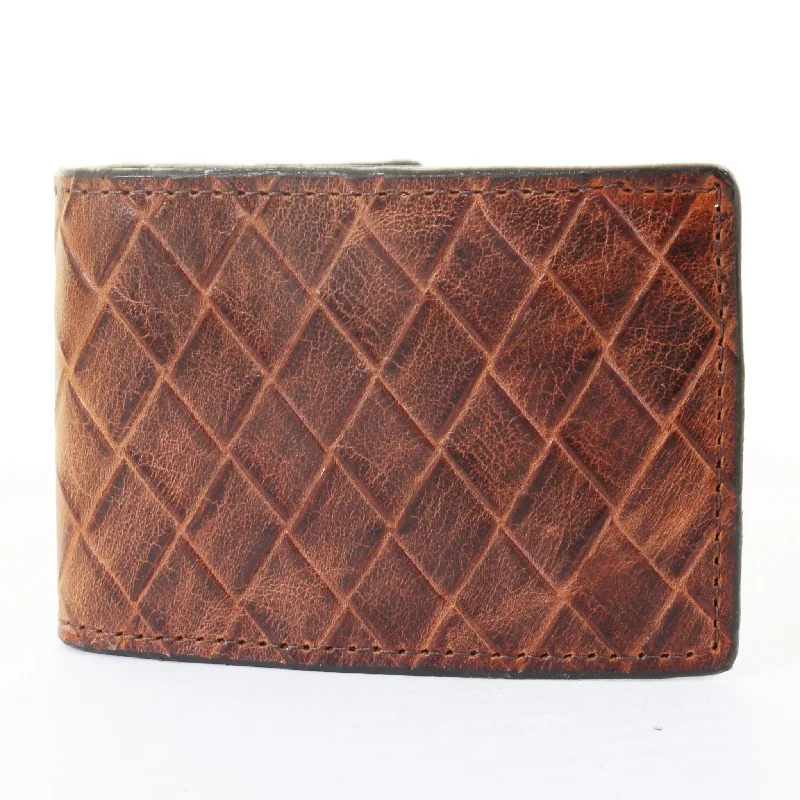 BF70 -  Big Weave Bifold Wallet