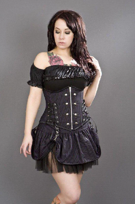 Pirate Striped Mini Skirt